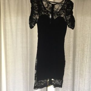 LUSH black lace dress